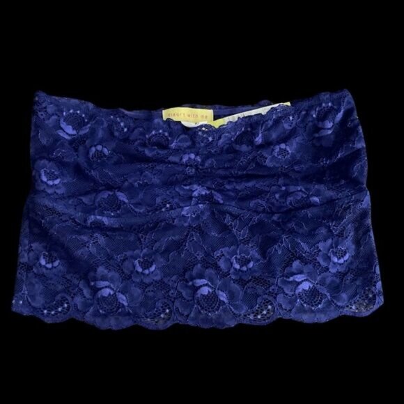 Fleur’t New Lace Bandeau Purple Medium - Picture 2 of 6